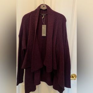 COPY - Eileen Fisher Merino Camel Waffle Stitch Cardigan